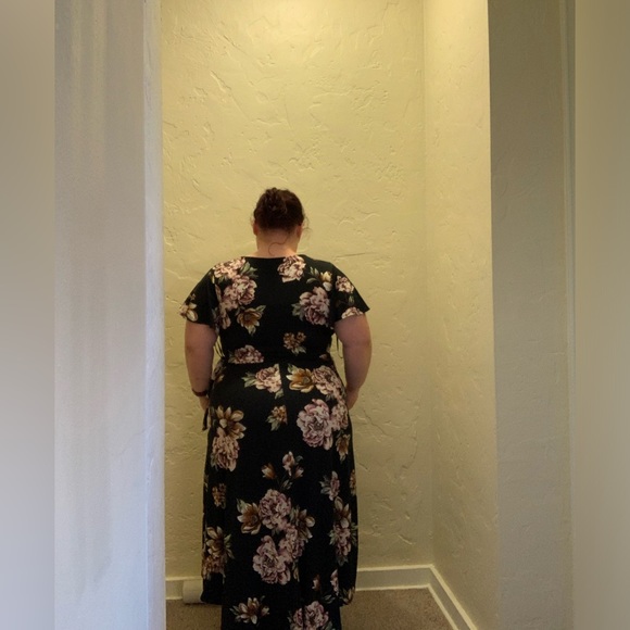 Fortune + Ivy Irene Faux Wrap Midi Dress Size 1X EUC - Picture 9 of 16